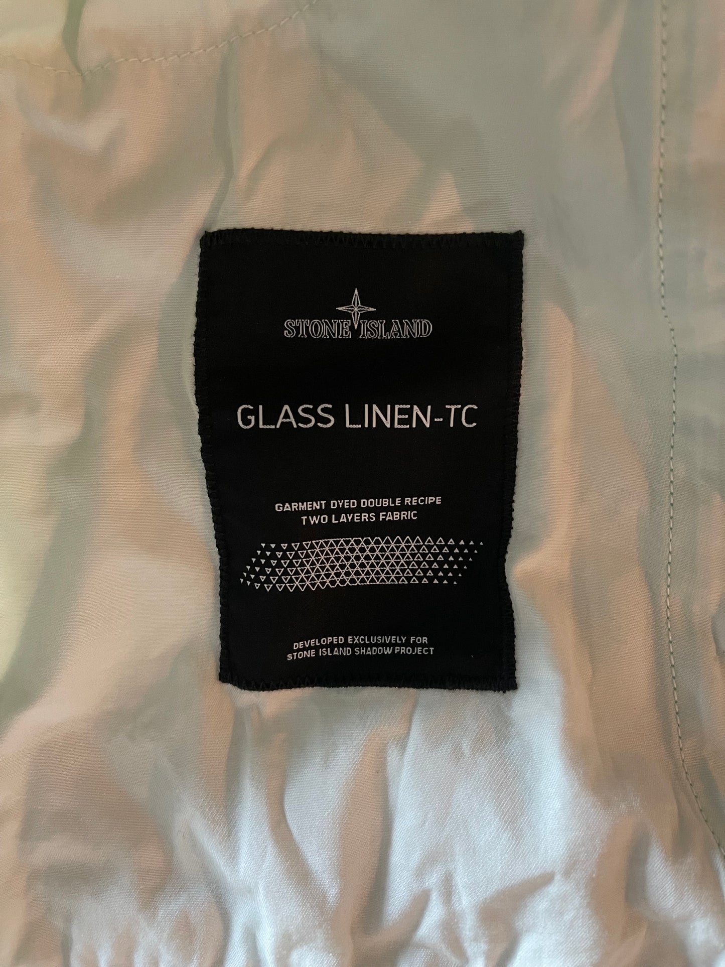 Stone Island Shadow Project Green Glass Linen-TC Jacket (XL)