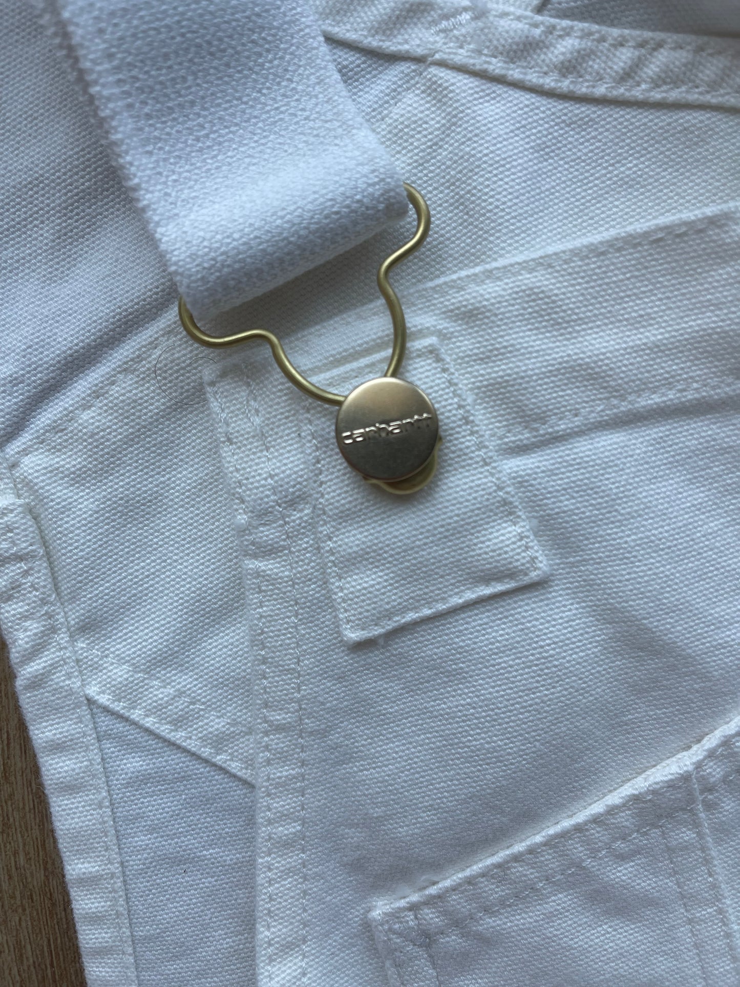 Carhartt WIP White Bib Overall (28)