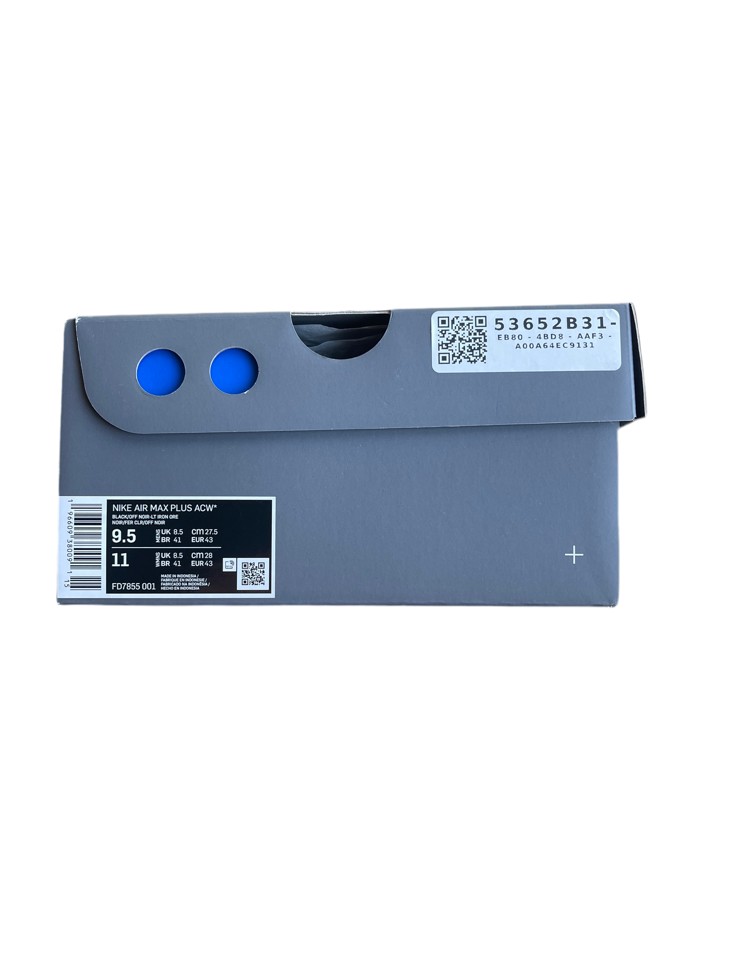 A-Cold-Wall x Nike Black Air Max Plus 98 (9.5US)