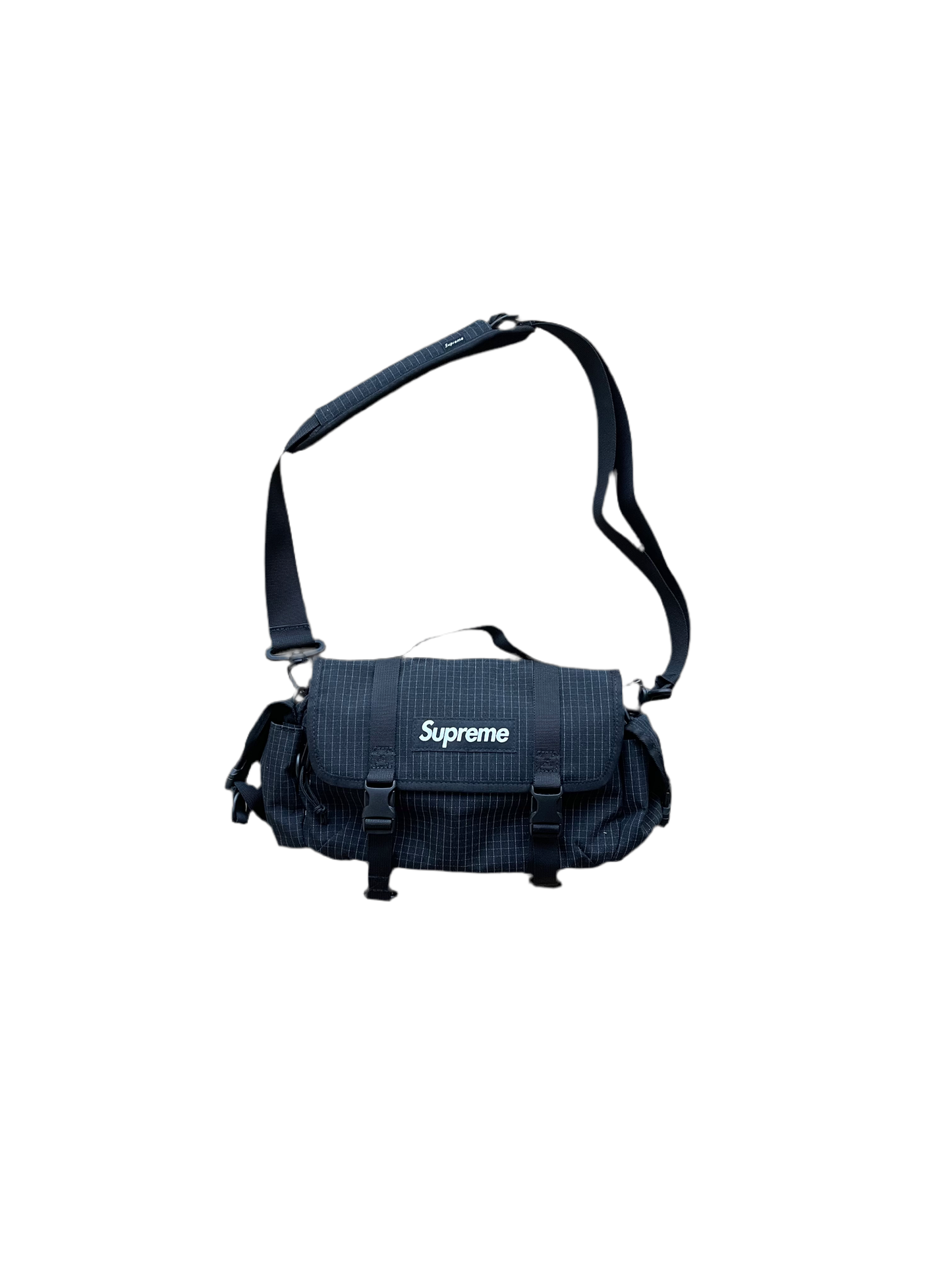 Supreme Black Mini Duffle Bag