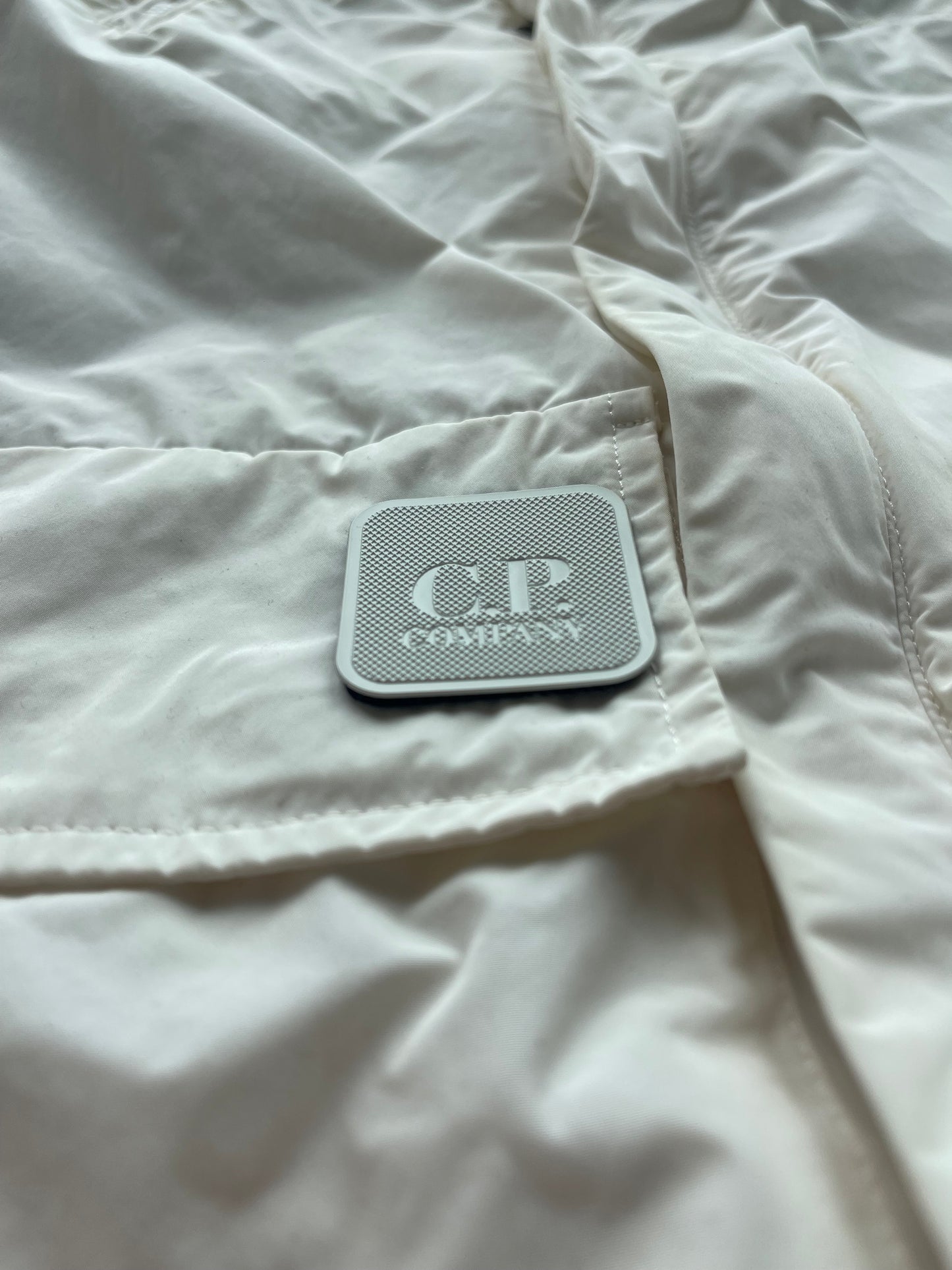 C.P. Company White Metropolis Memri Jacket (M)