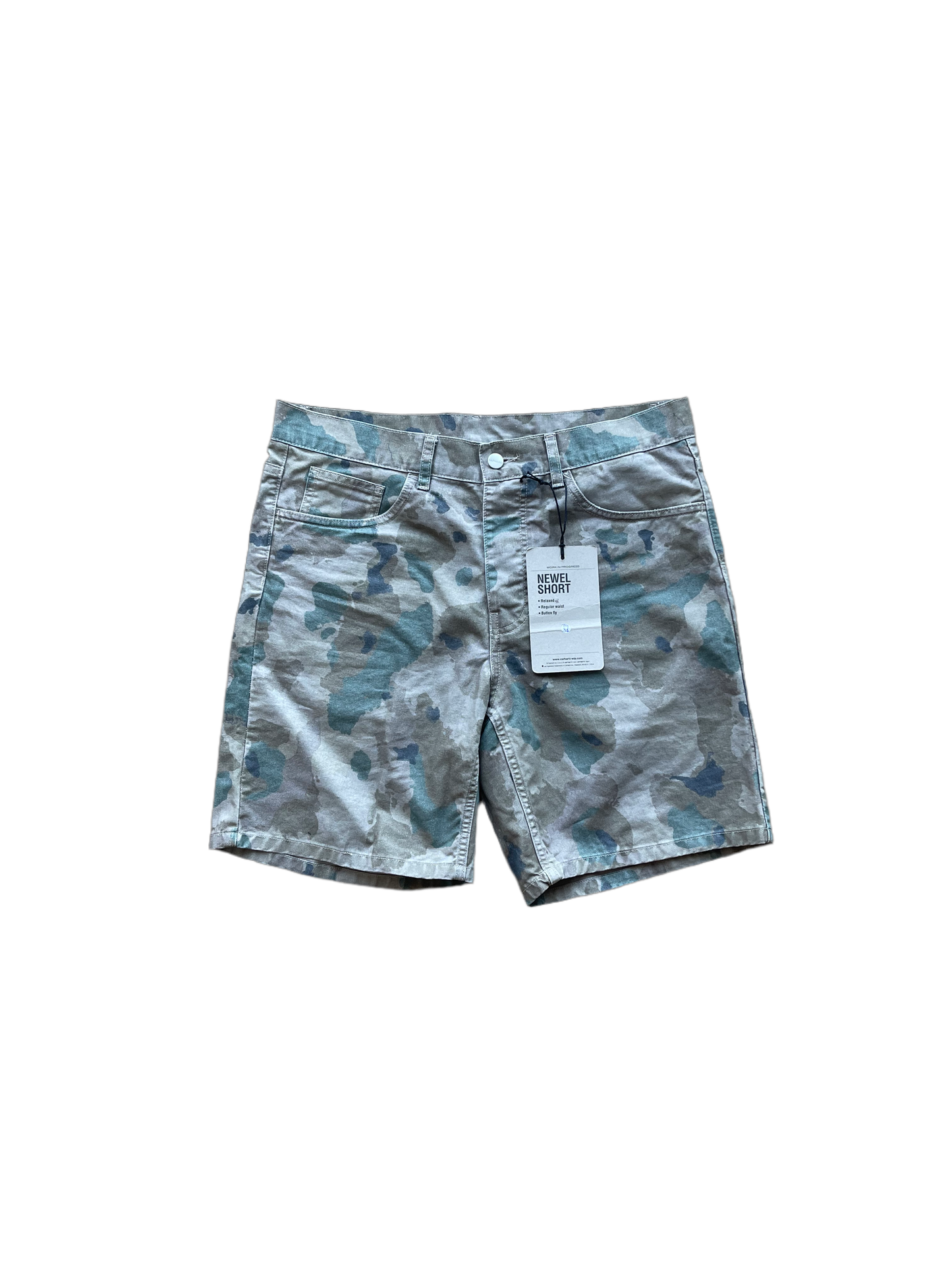 Carhartt WIP Camo Newell Shorts (32)