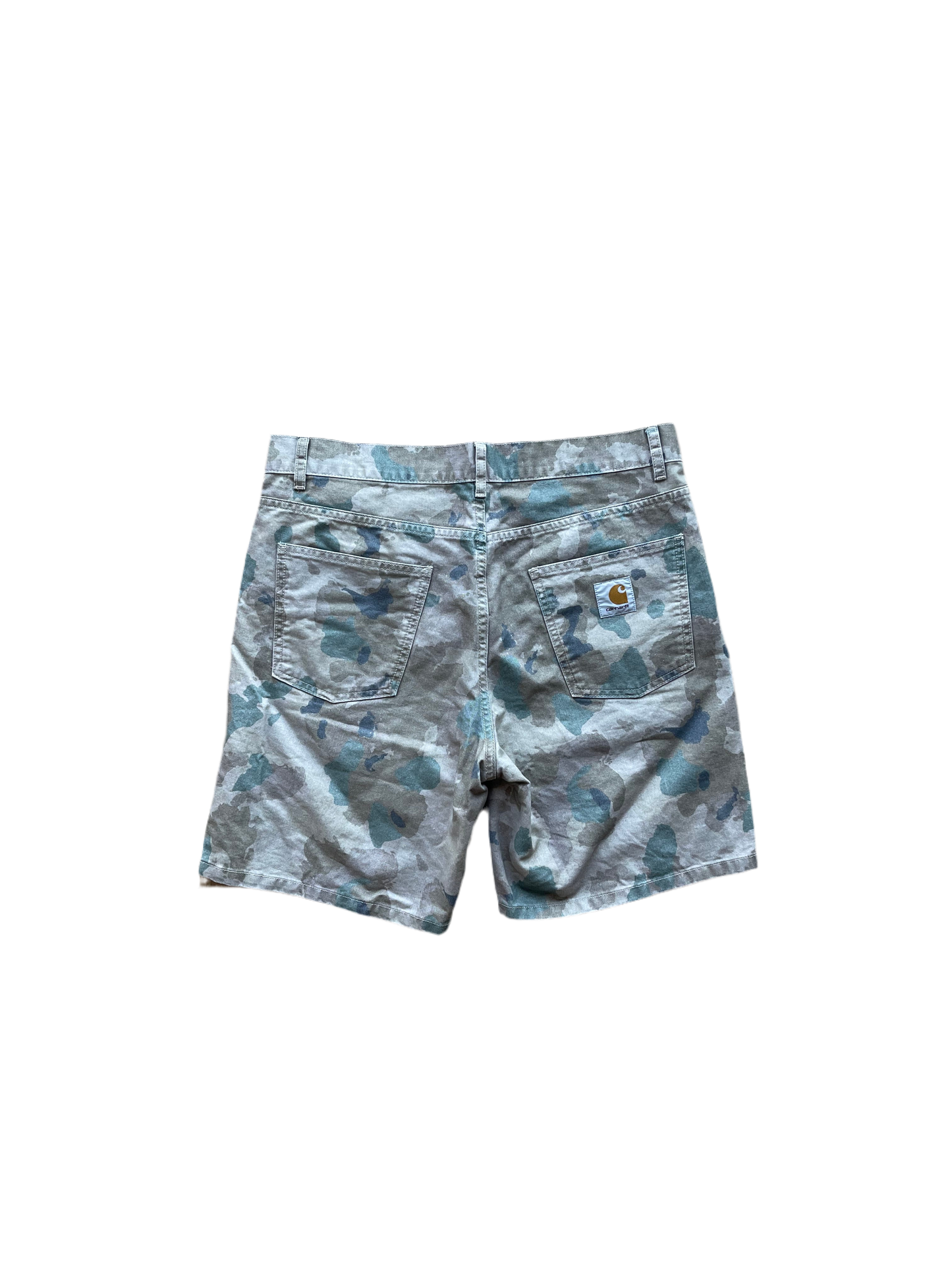Carhartt WIP Camo Newell Shorts (32)