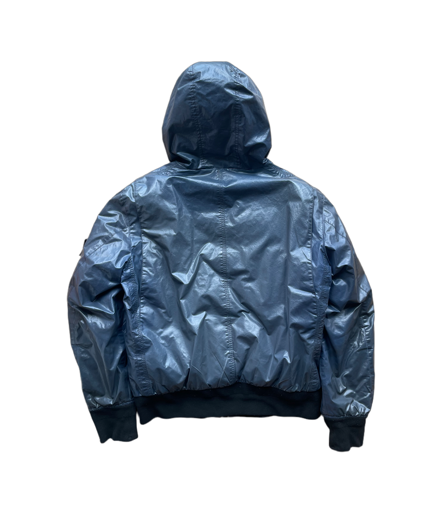 Stone Island 2011 Dark Blue Color Change Ice Down Jacket (L)