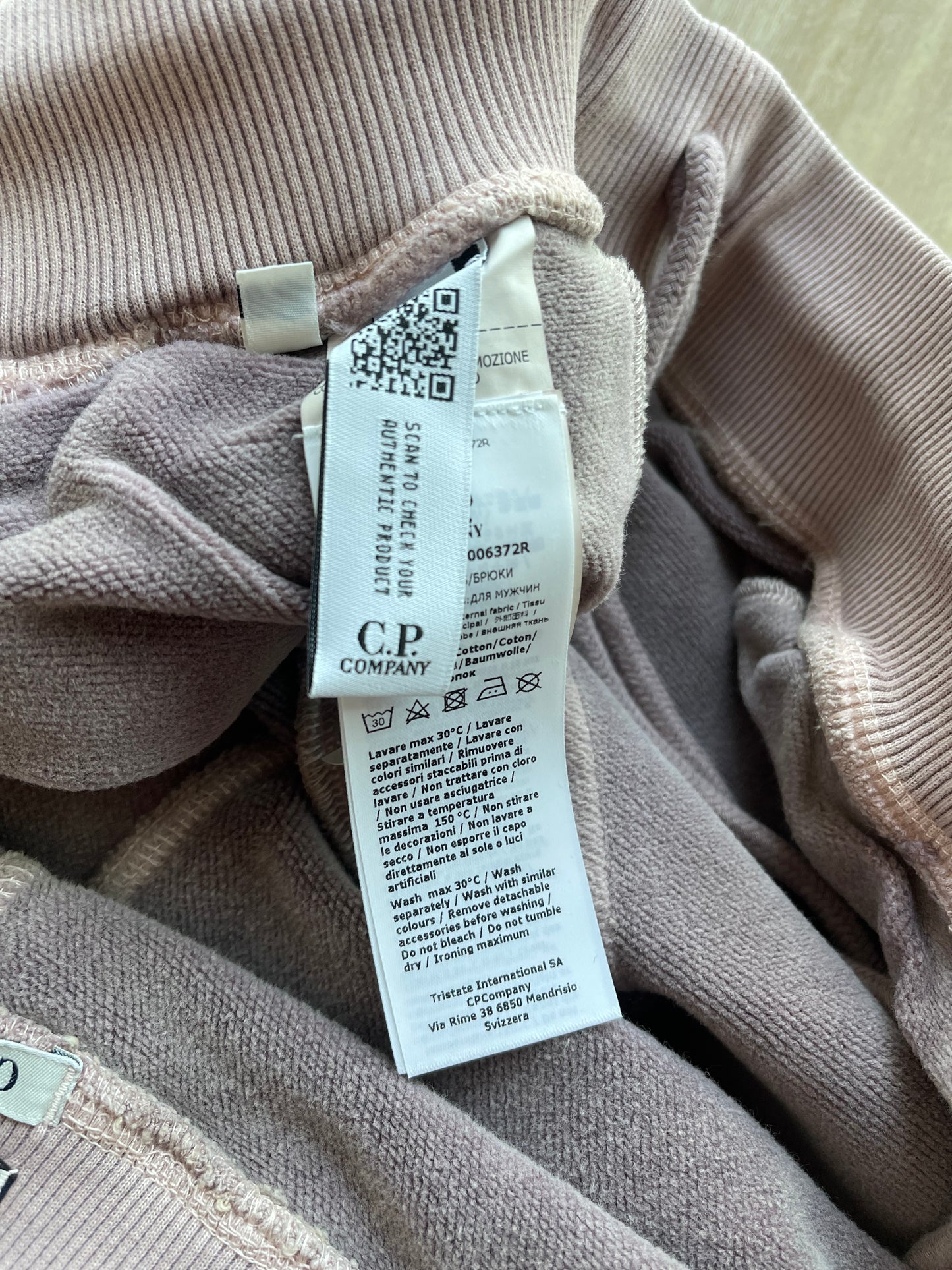 C.P. Company Pastel Pink Sweatpants (L)