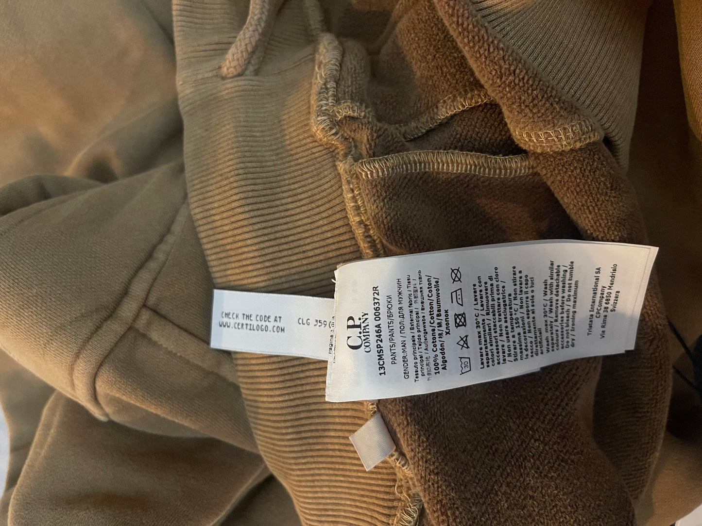 C.P. Company Camel Sweatpants (S)