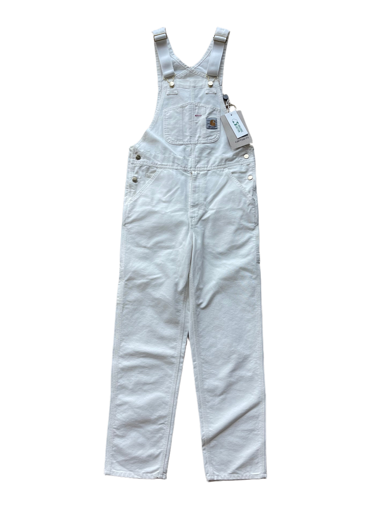 Carhartt WIP White Bib Overall (28)