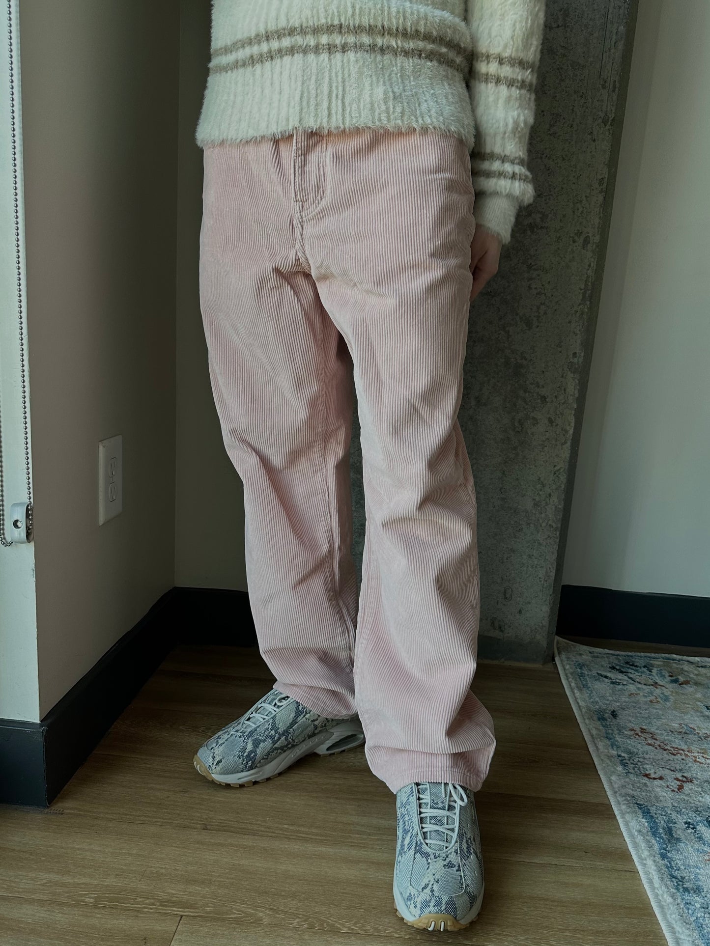 Stussy Pink Corduroy Big Ol' Jeans (30)