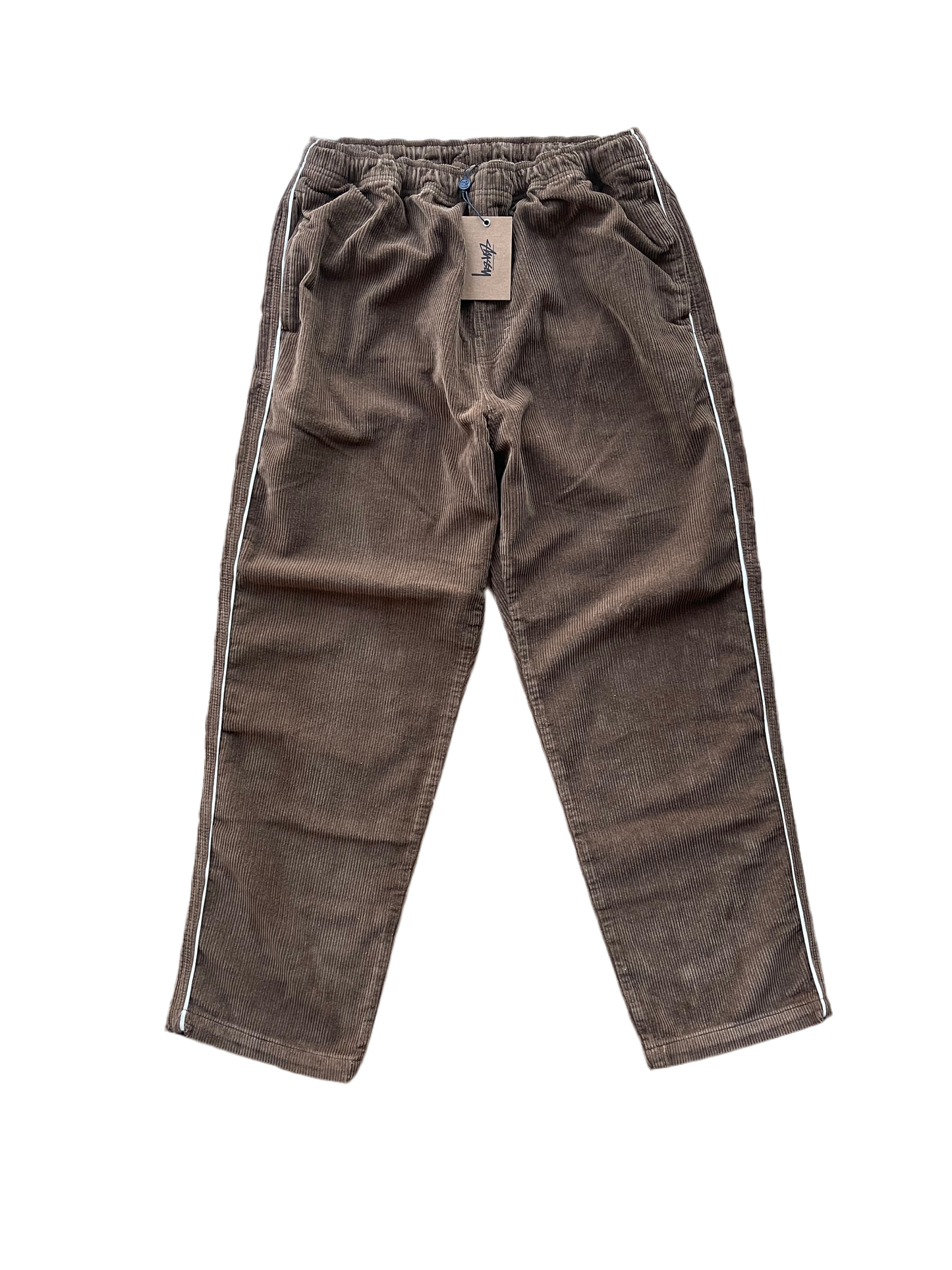Stussy Brown Corduroy Relaxed Pants (XL)
