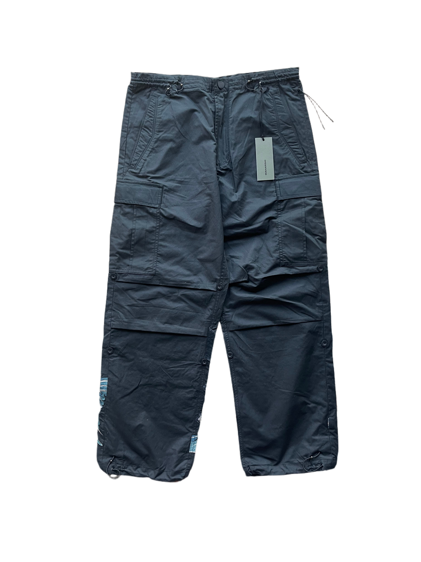 Maharishi Dark Grey Dragon Embroidery Snopants (S)