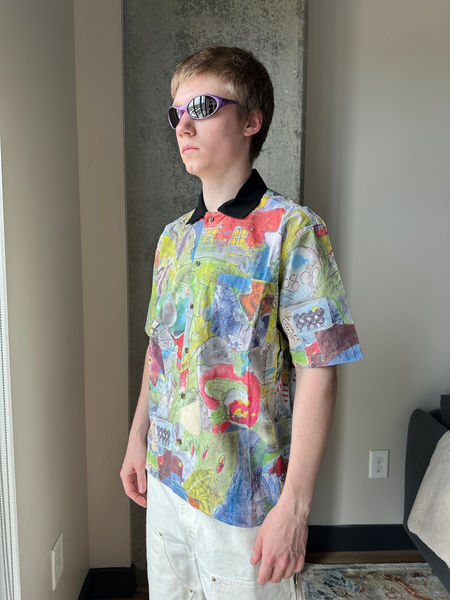 Brain Dead Leomis World Shirt (S)
