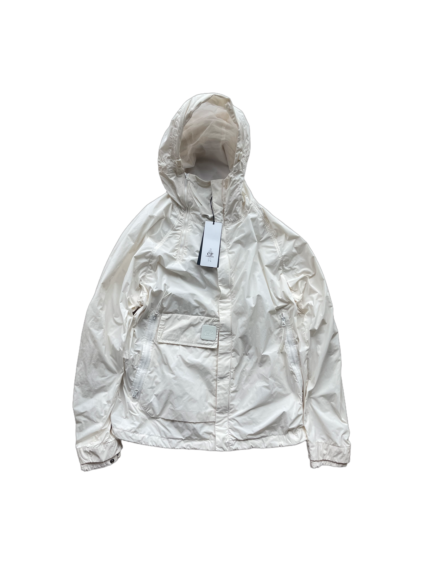 C.P. Company White Metropolis Memri Jacket (M)