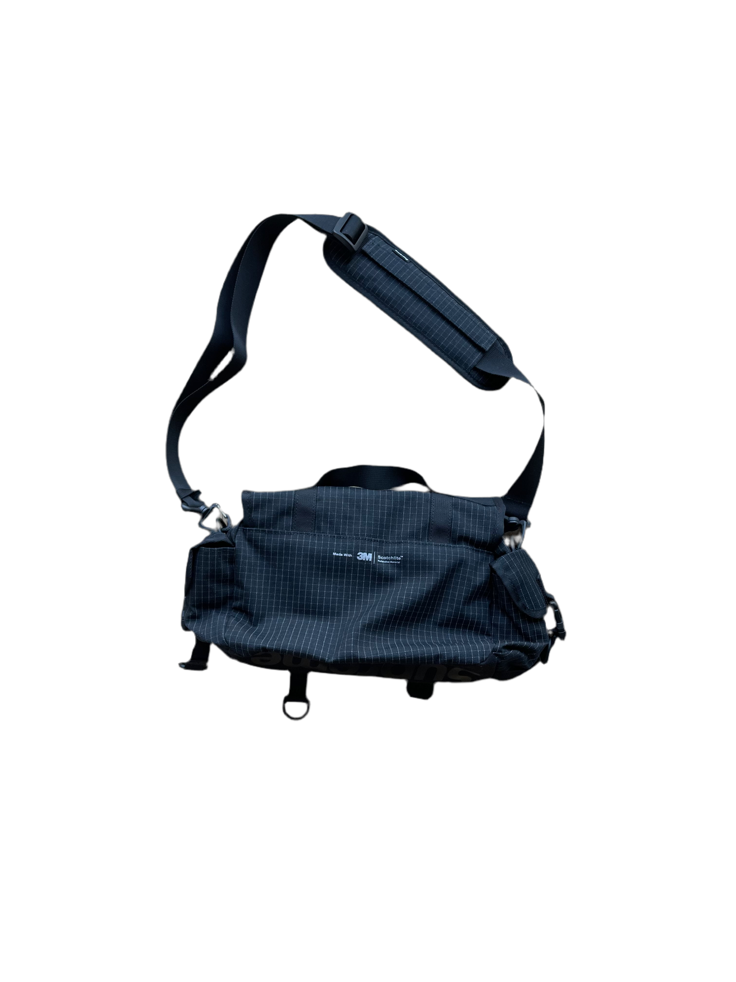 Supreme Black Mini Duffle Bag
