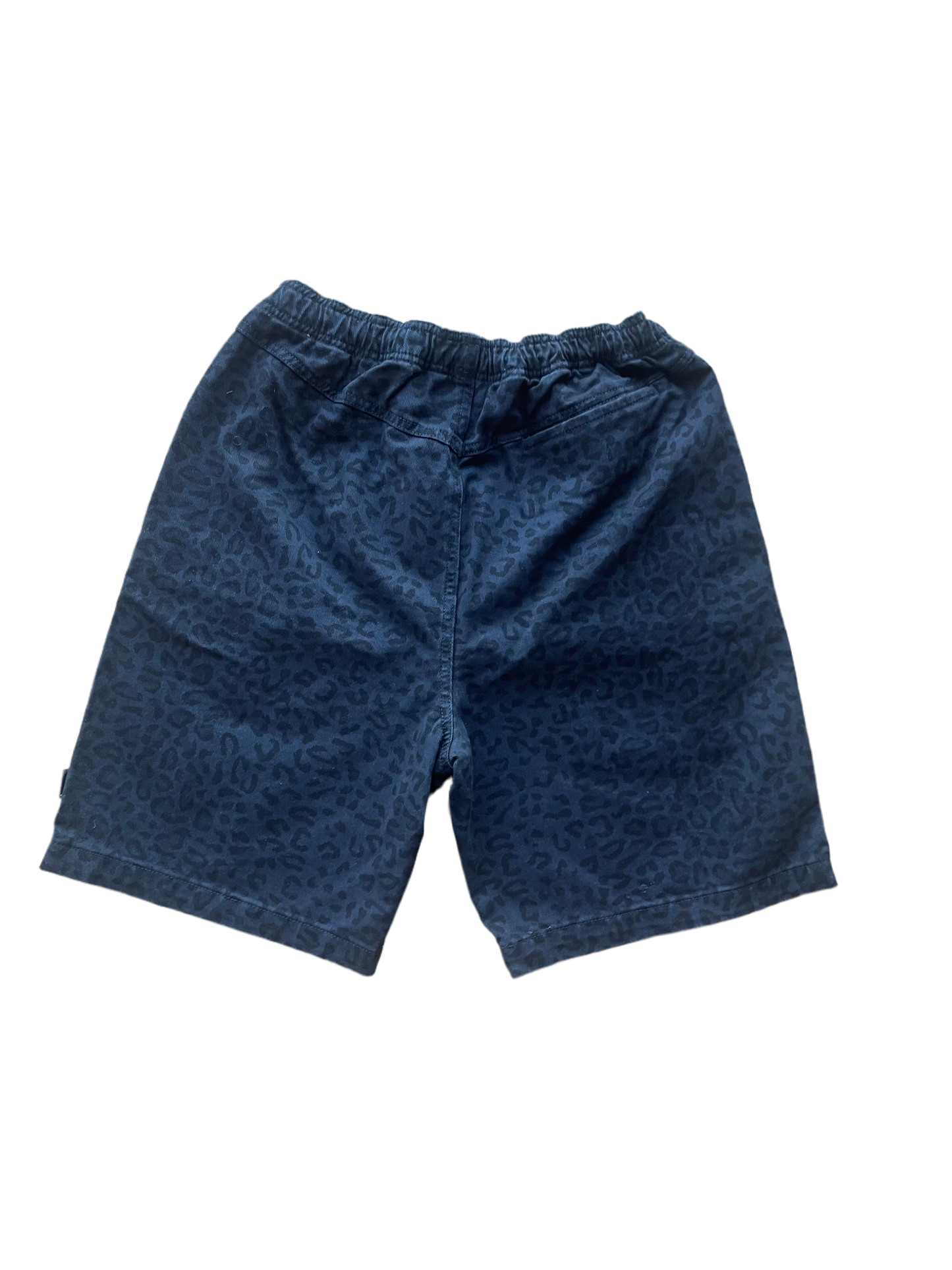 Stussy Blue Leopard Denim Shorts (M)