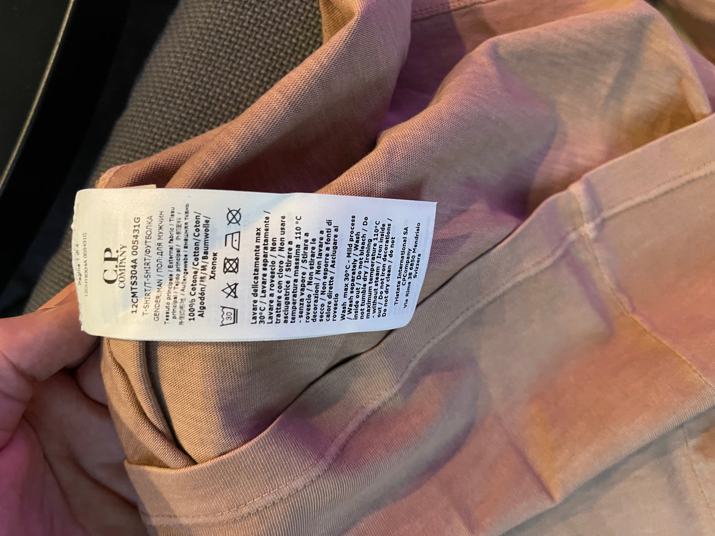 C.P. Company Stone Graphic T-shirt (M)