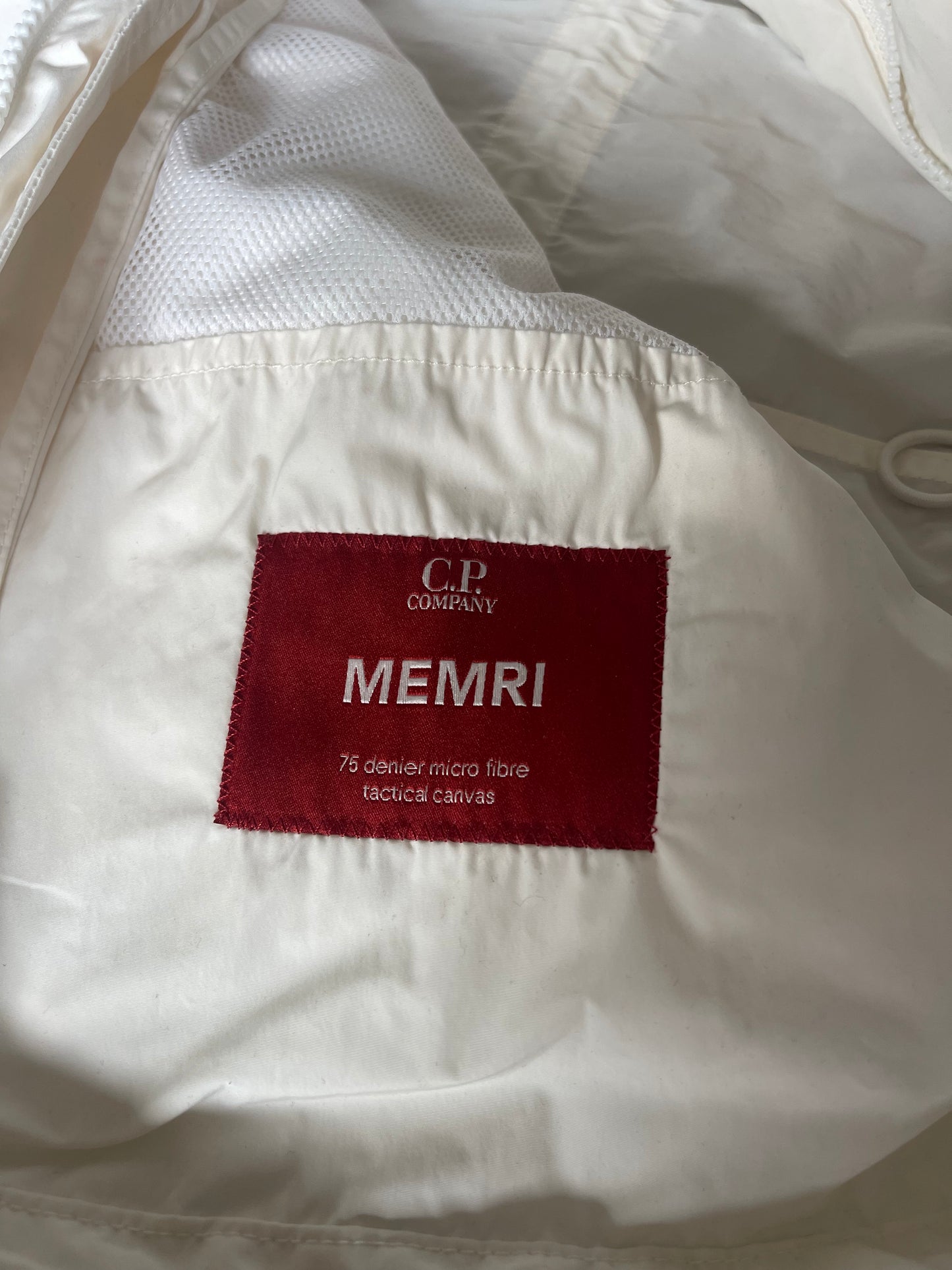 C.P. Company White Metropolis Memri Jacket (M)