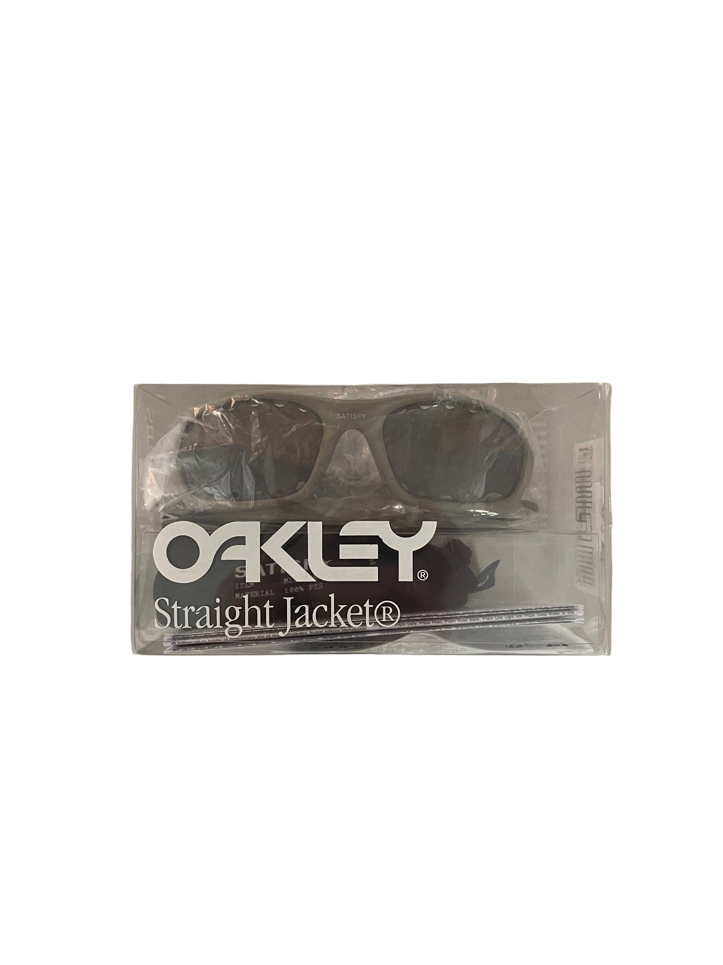 Oakley x Satisfy Straight Jacket Sunglasses Beige