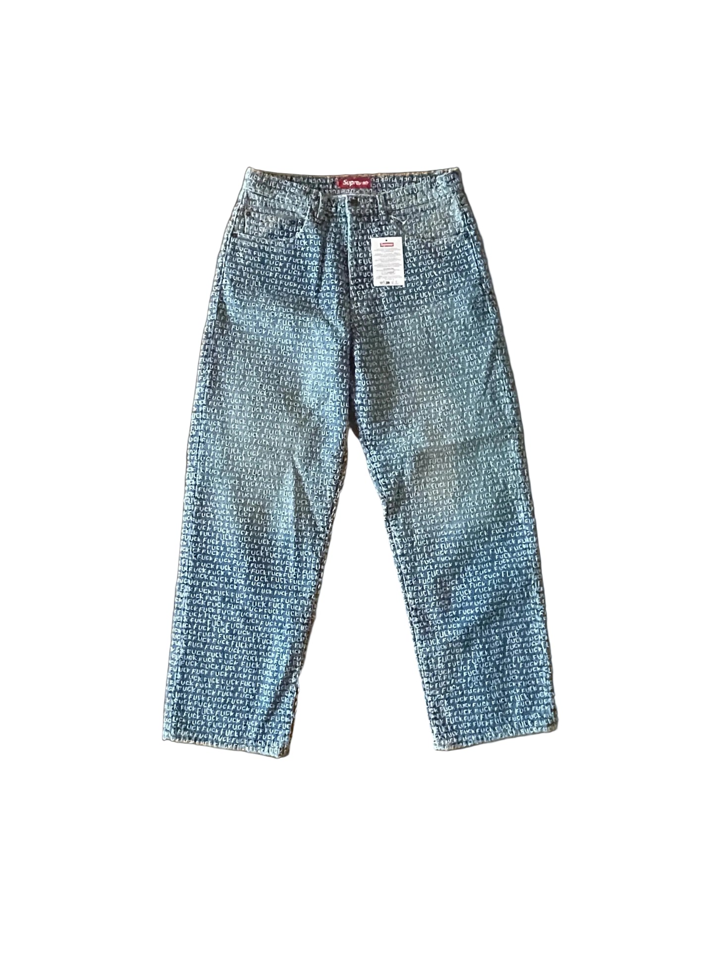 Supreme F*CK Stitch Loose Fit Jean