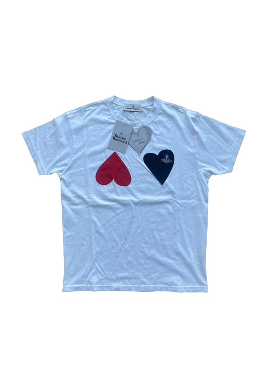 Vivienne Westwood White Heart T-shirt (M)