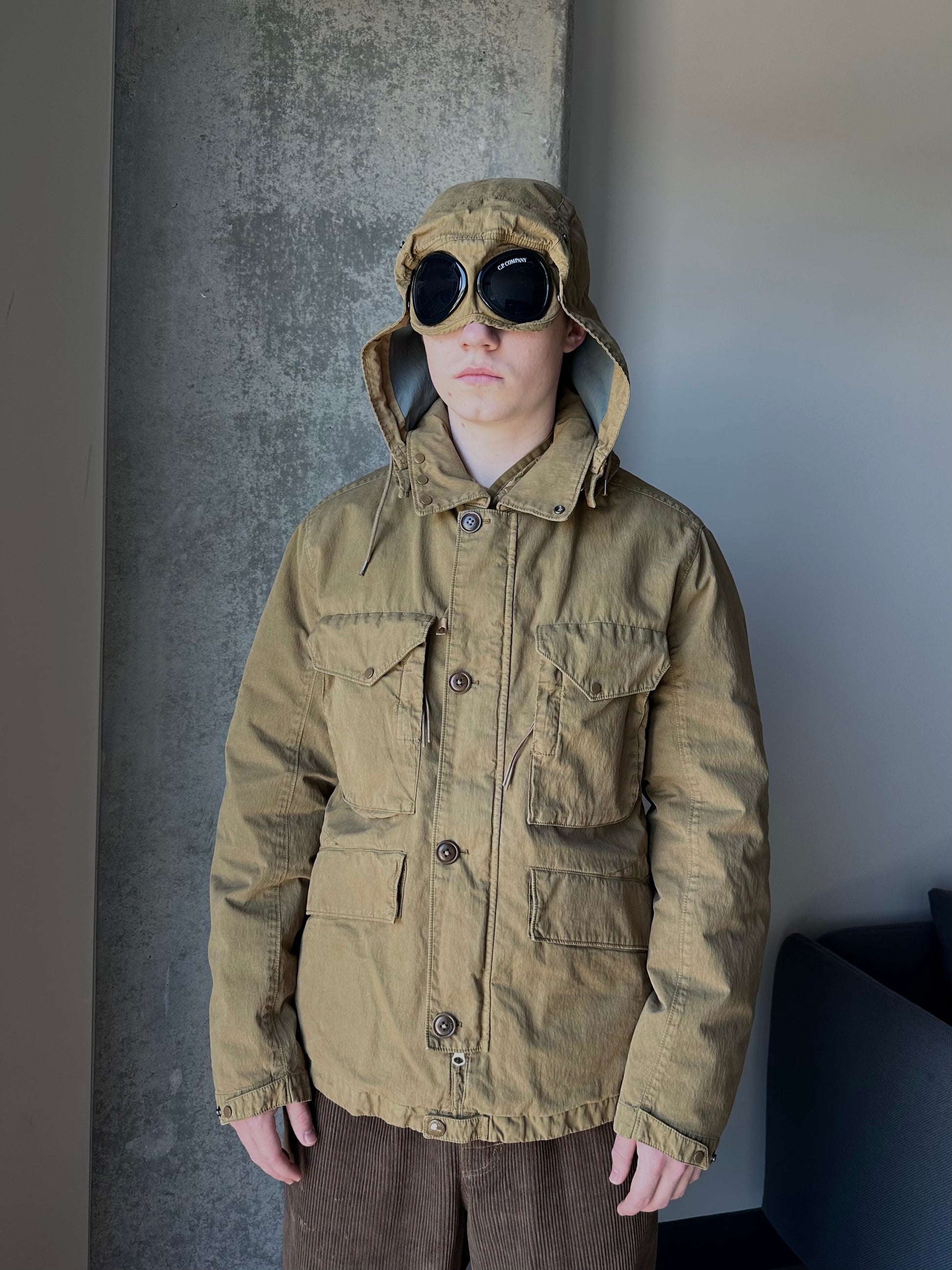 50 fili gum goggle jacket C.P. Company 50 Fili 2-in-1 Goggle Jacket (M) – Beyond The Bias
